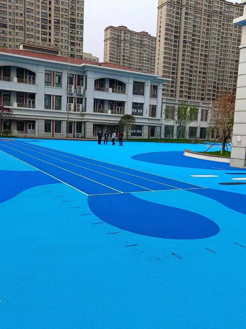 Plastic color granules EPDM outdoor rubber rubber runway flooring kindergarten basketball field floor