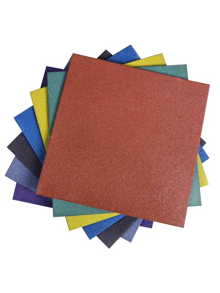 Outdoor rubber ground mat, kindergarten sports outdoor floor playground, waterproof ground rubber gym plastic runway