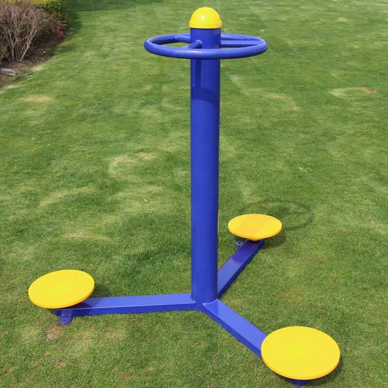 Three -person square tube twist waist