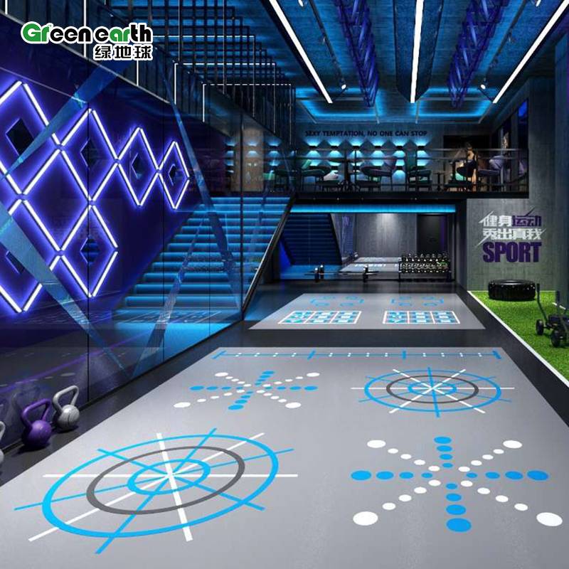 Children's body can customize patterns, glue gym, gym stadium PVC ground gel aisle children's basketball court