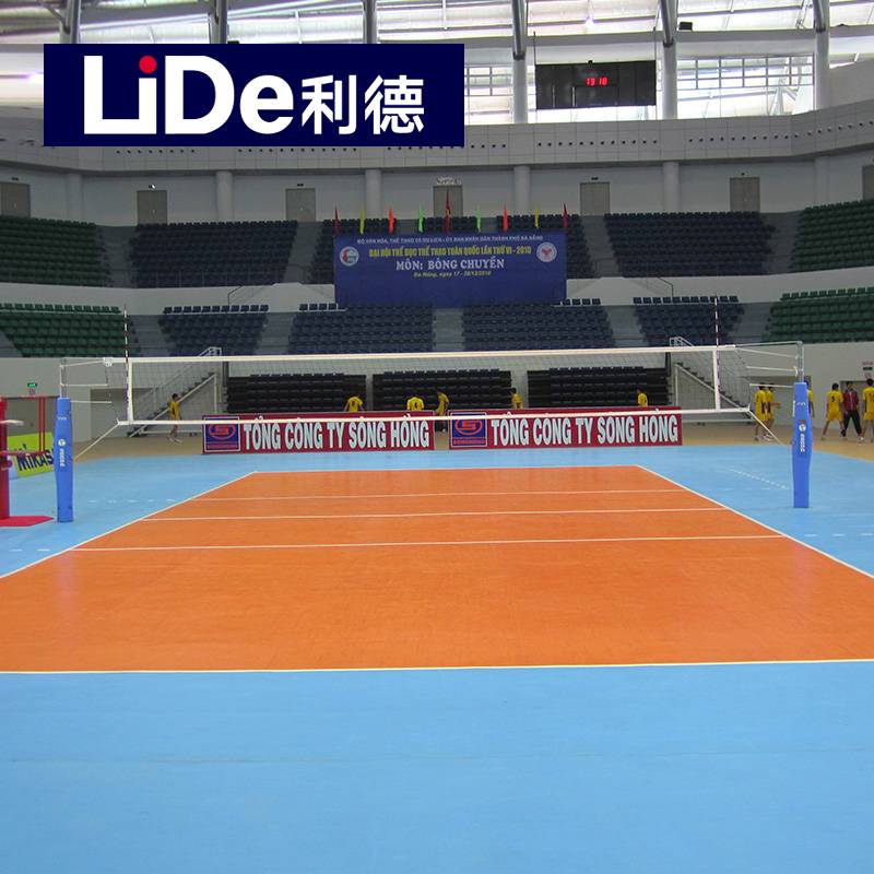 Lede Gas Valley Stadium Sports Gel Plastic Tennis Feather Still Jelly Cushion PVC Plastic Sports Flooring Cushion