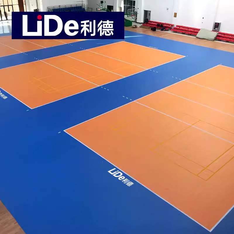 Lede Gas Valley Stadium Sports Gel Plastic Tennis Feather Still Jelly Cushion PVC Plastic Sports Flooring Cushion