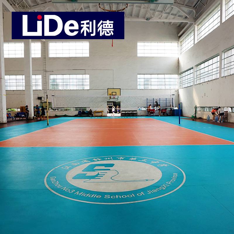 Lede Gas Valley Stadium Sports Gel Plastic Tennis Feather Still Jelly Cushion PVC Plastic Sports Flooring Cushion
