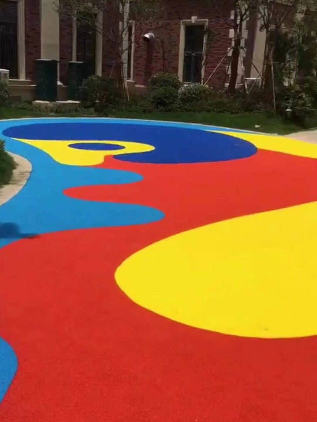 EPDM rubber granules glue Outside outdoor glue plastic runway color granular collagen school park stadium repair