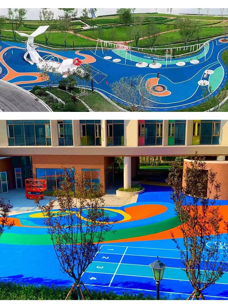 EPDM Rubber Granules Kindergarten Basketball Stadium School Running Course Anti -slip non -toxic outdoor rubber floor cushion material
