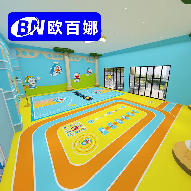 Ouba ice rink dedicated flooring indoor and outdoor basketball field sports ground gel wheel skid anti -slip floating ground pads