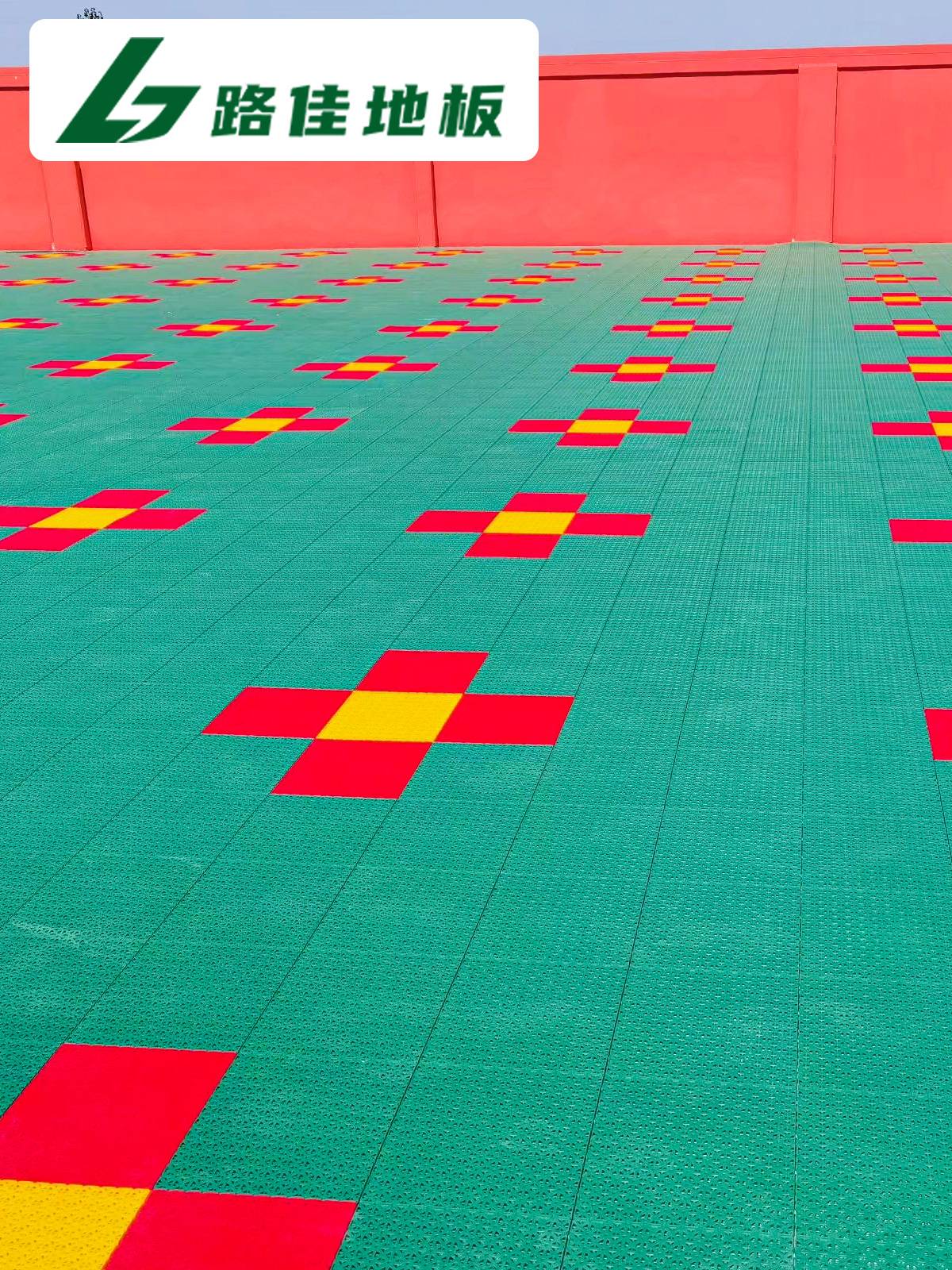 Suspended floor Kindergarten outdoor outdoor sports assembly ground cushion field basketball court non -slip plastic runway