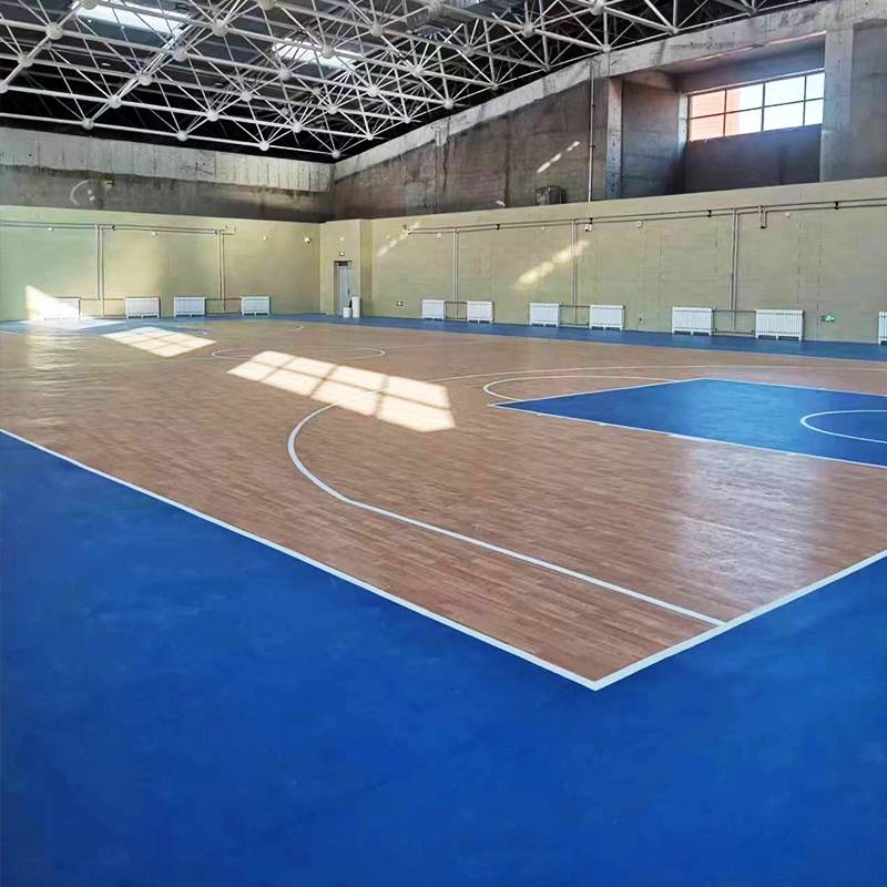 Riyete Basketball Piece Platforms Room Children's Basketball Hall Training PVC Sports Floor Badminton Place Gas Cushion