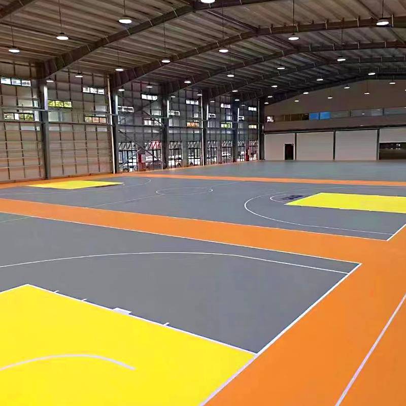 Riyete Basketball Piece Platforms Room Children's Basketball Hall Training PVC Sports Floor Badminton Place Gas Cushion