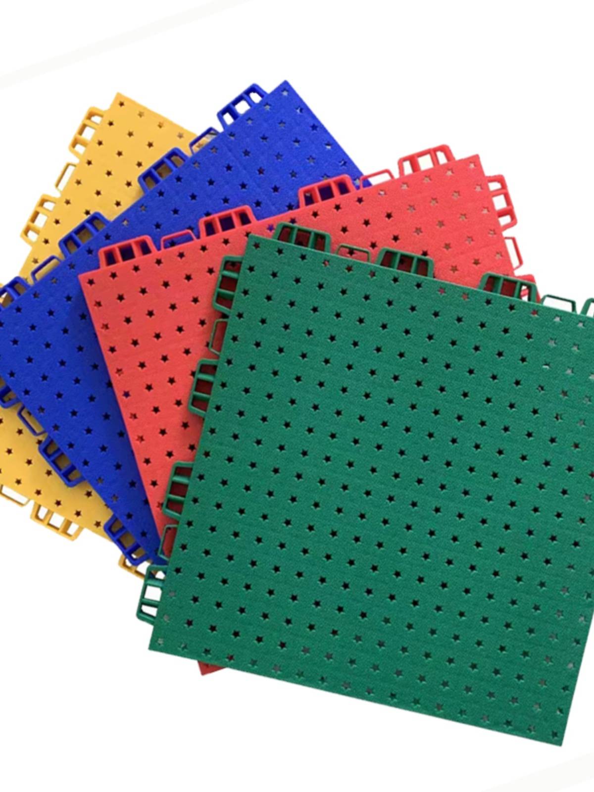 Suspended floor basketball venue assembly floor pad outdoor playground Kindergarten outdoor plastic plastic plastic floor