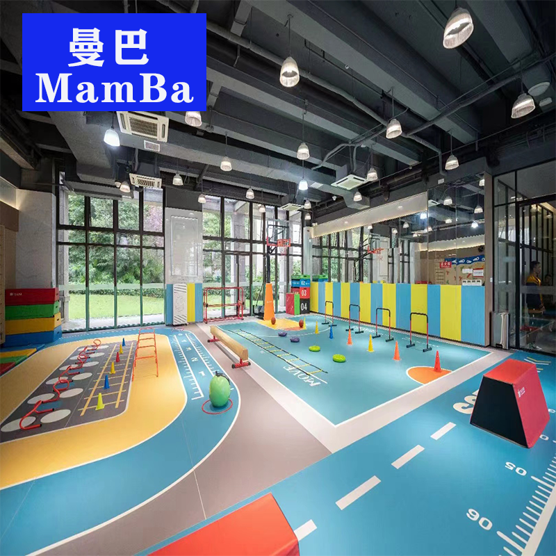 Basketball venue Jiao custom floor print pattern plastic PVC cushion