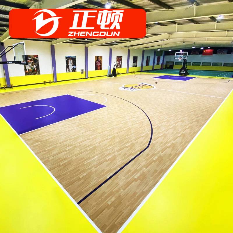 Basketball venue Gasiest Metal Customized Outdoor Plastic Floor Plastic Floor Children's Stadium PVC Sports Glip
