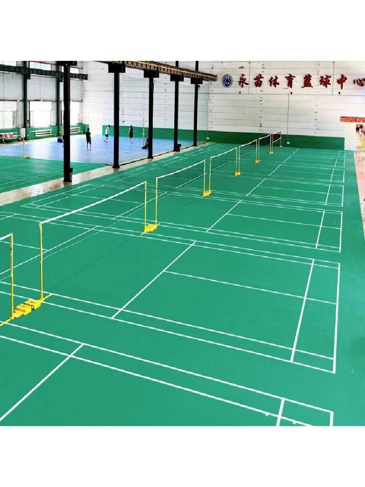 Indoor air volleyball special sports ground glue PVC plastic floor badminton field rubber pad