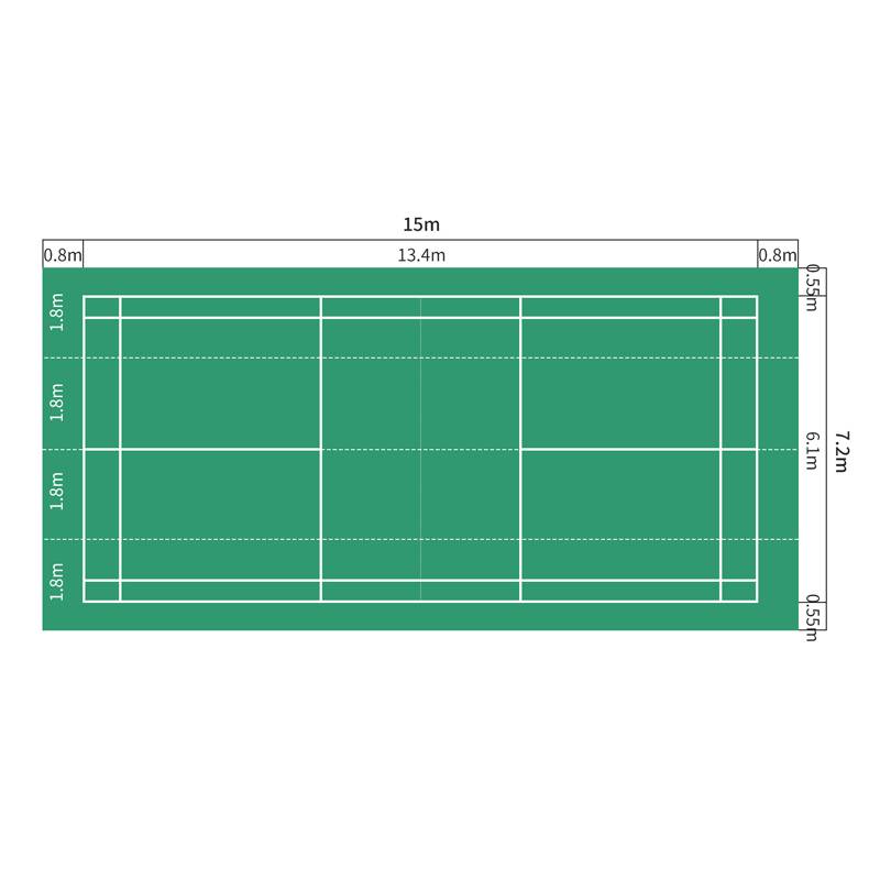 Badminton plastic town box collection sports training training non -slip special air balloon game basketball field rubber pad