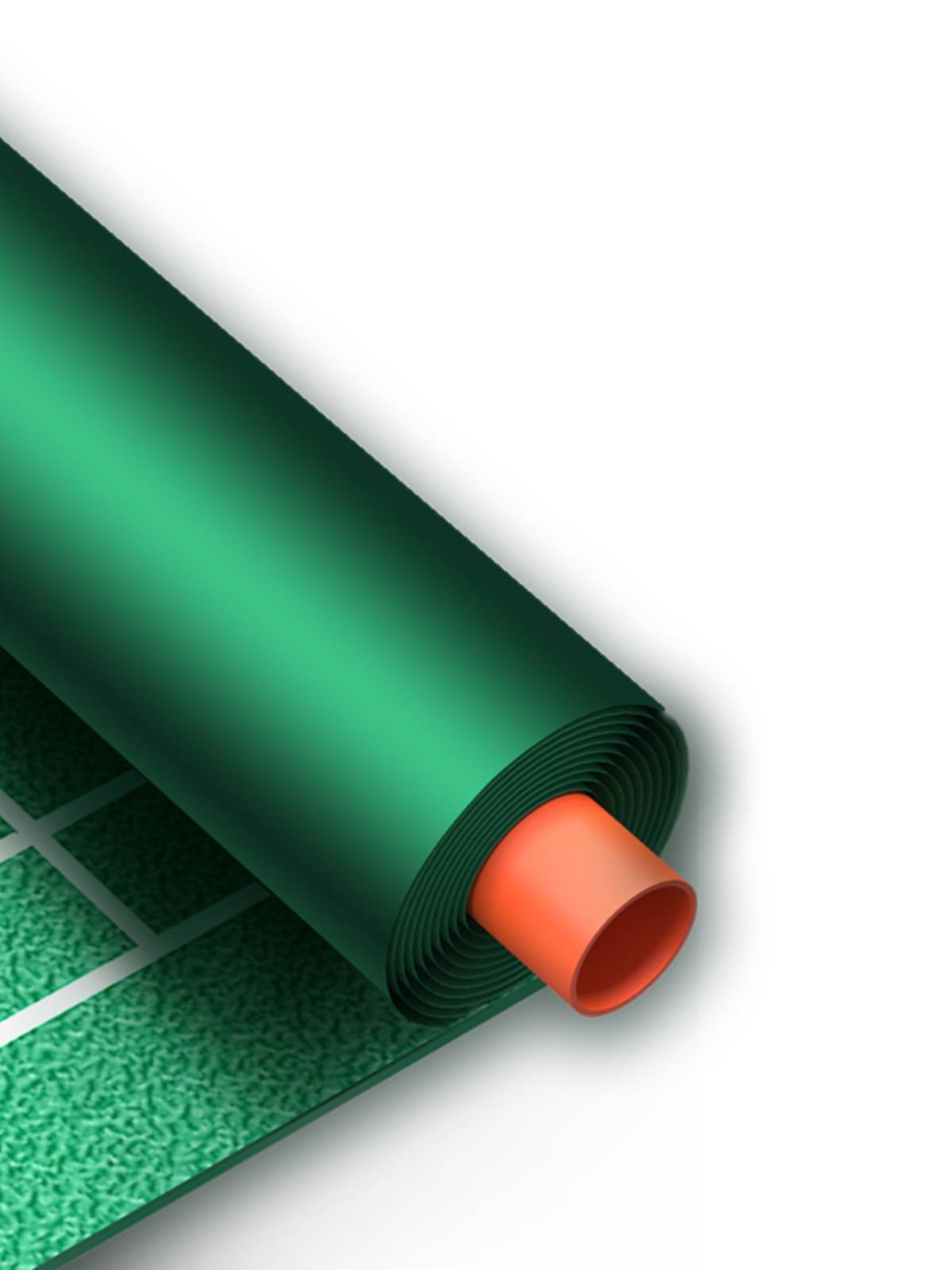 FAST-MARKED BADMINTON FIELD ROLLER, PVC PLASTIC SHEET FLOOR, FULLY MOBILE FIELD BILLING