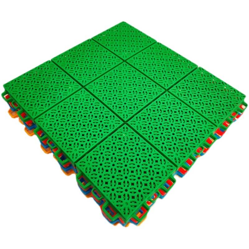Kindergarten outdoor playground suspended floor chamber rotation dry ice rink outdoor basketball court sports anti -slip ground pad