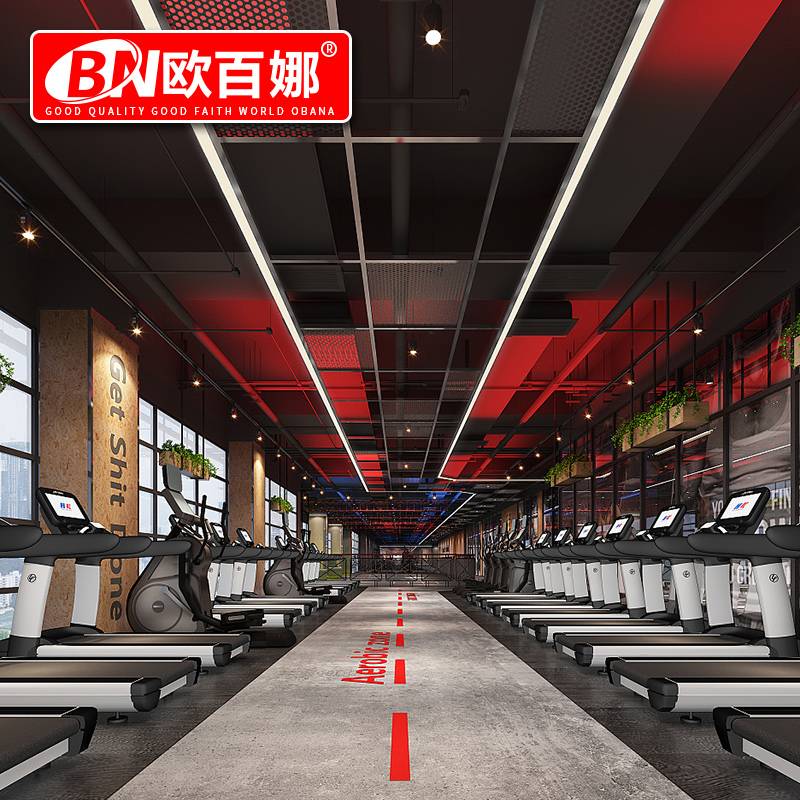 Oubana Gym Comprehensive Plants PVC Plastic Sports Flooring Plastic Basketball Piece Plastic Fitness Platform