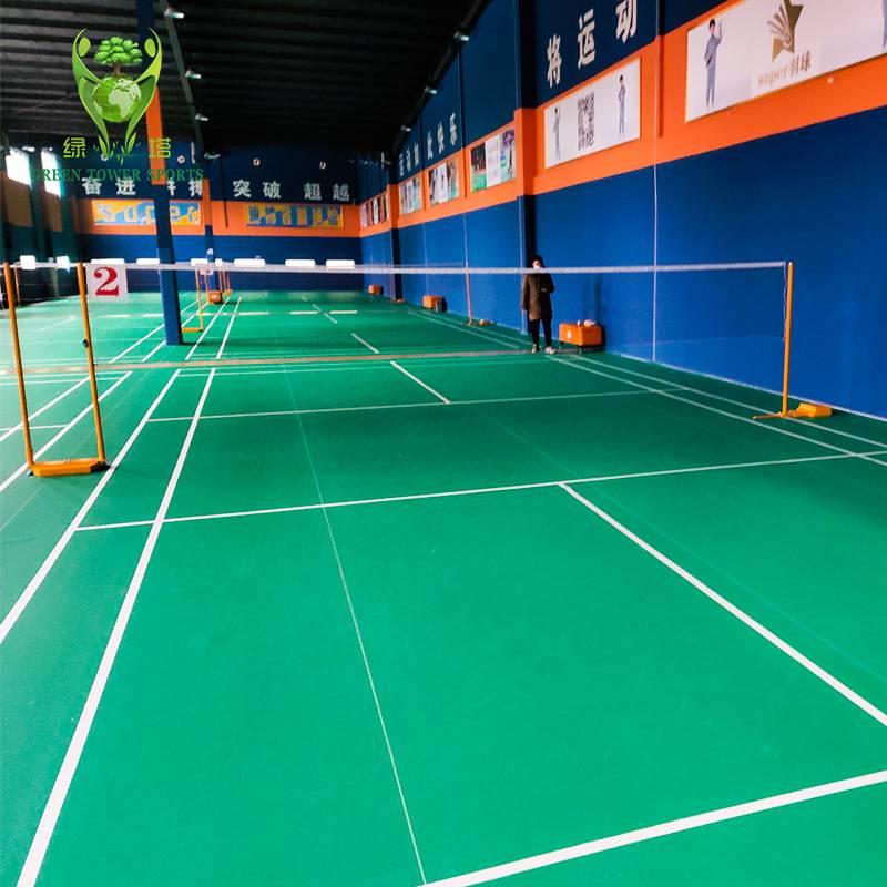 Green Tower Badminton Platform Poor Pine Tennis Pasic Penal Padding Room Basketball Piece Plastic Plastic Sports Floor