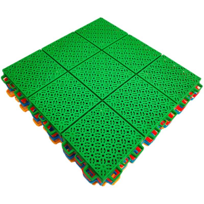 Kindergarten outdoor playground suspended floor chamber rotation dry ice rink outdoor basketball court sports anti -slip ground pad