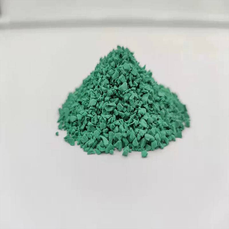 Outdoor rubber rubber runway glue kindergarten basketball field floor floor material EPDM plastic color granules