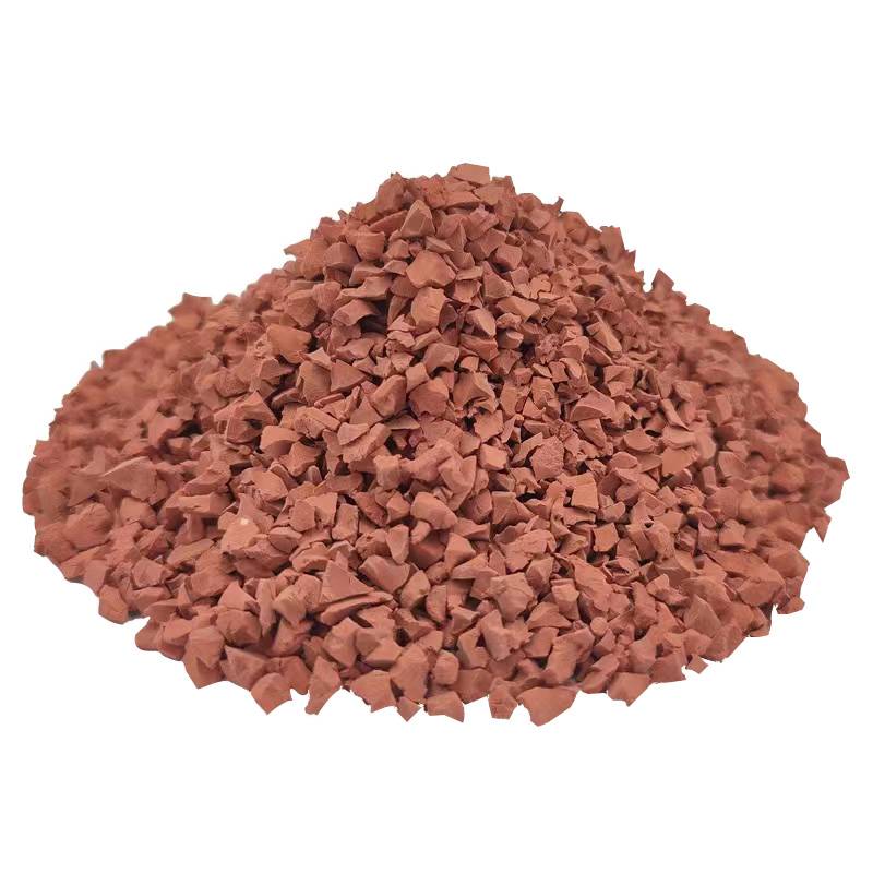 Outdoor rubber rubber runway glue kindergarten basketball field floor floor material EPDM plastic color granules