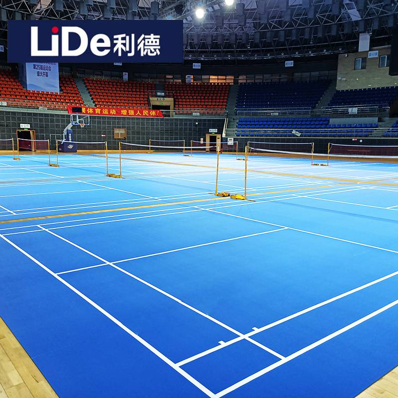 Led Badminton Pasicure Padding Room Indoor Stadium Professional PVC Sports Mobile Plastic Plastic Floor