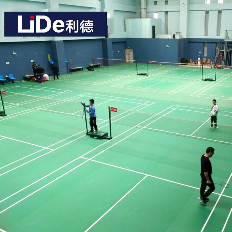 Led Badminton Pasicure Padding Room Indoor Stadium Professional PVC Sports Mobile Plastic Plastic Floor