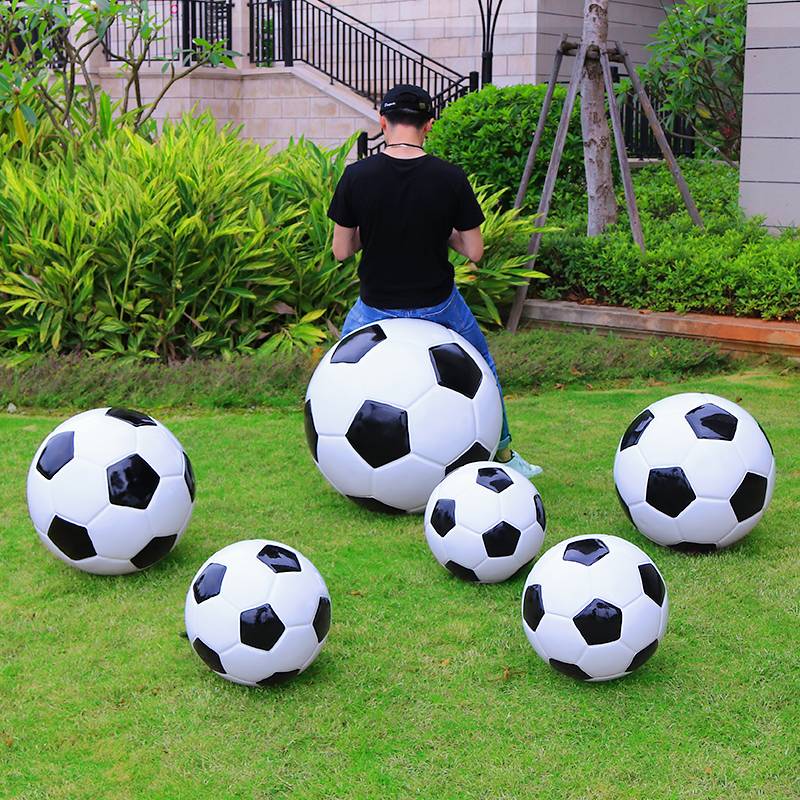 Outdoor Football Sculpture Stadium Stadium Stadium Lawn Decoration Model Park landscape sketches
