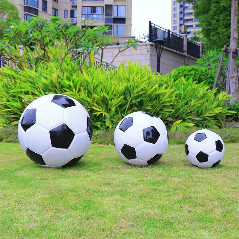 Outdoor Football Sculpture Stadium Stadium Stadium Lawn Decoration Model Park landscape sketches