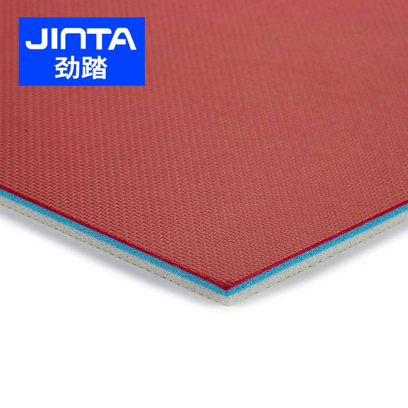 Jin Step Plastic PVC Sports Flooring Floor 5.0mm Table Tennis Place Glip -Badfire Pinerous Gel Pad