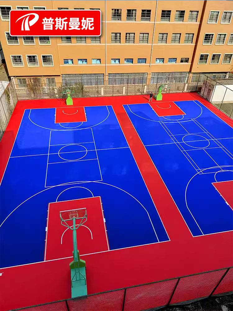 Suspended floor basketball venue outdoor assembly floor badminton stadium -garden outdoor sports floor