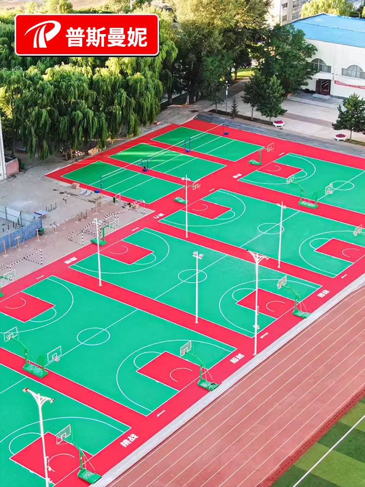 Suspended floor basketball venue outdoor assembly floor badminton stadium -garden outdoor sports floor