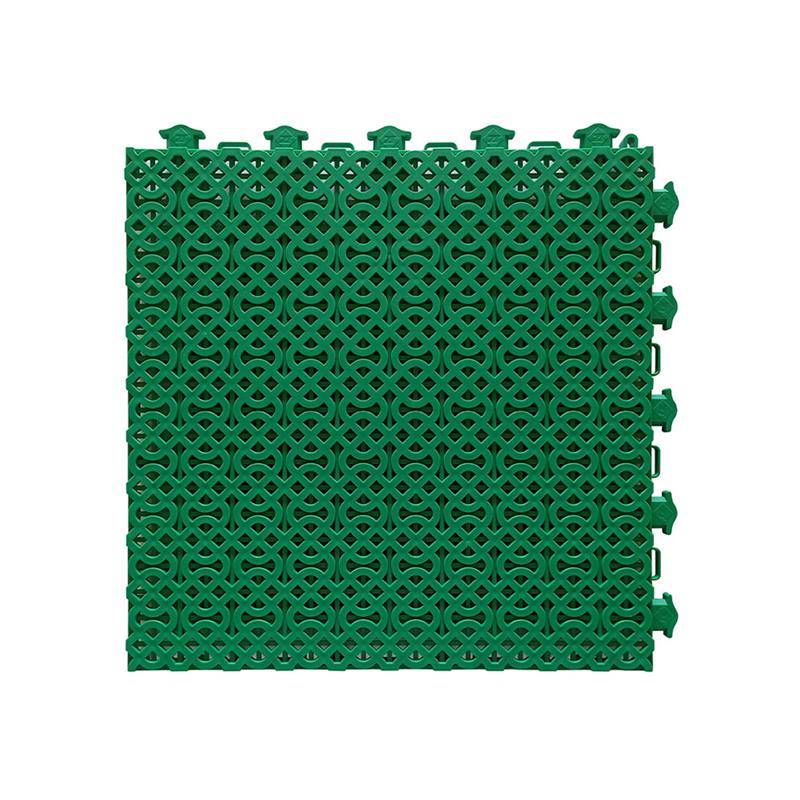 Suspended floor basketball court outdoor assembly and anti -slip roller skating badminton mattop plastic outdoor kindergarten floor mat