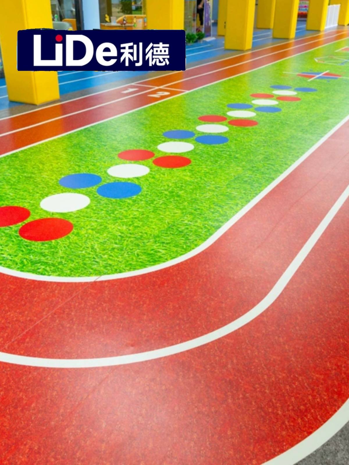 Ledin Young Children's Park Basketball Placement Pellarial Peltic PVC Sports Floor Naughty Fort Customized Pattern Cushion