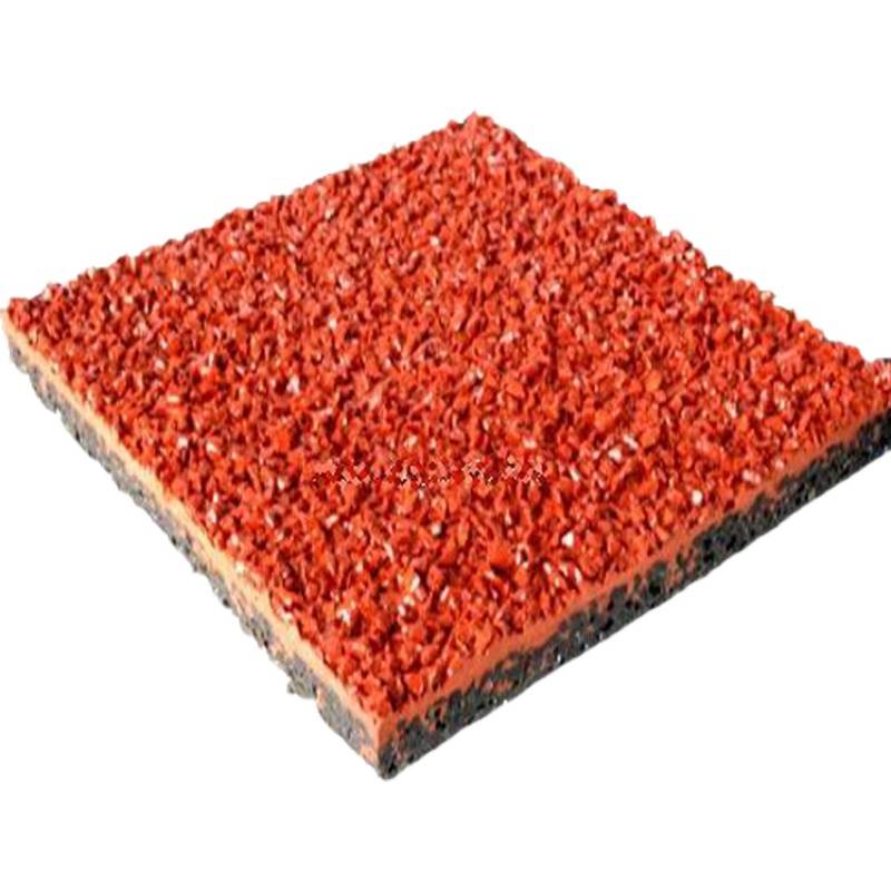 Silicon PU Stadium Outdoor Basketball Court EPDM granular material rubber floor rubber -mounted plastic runway