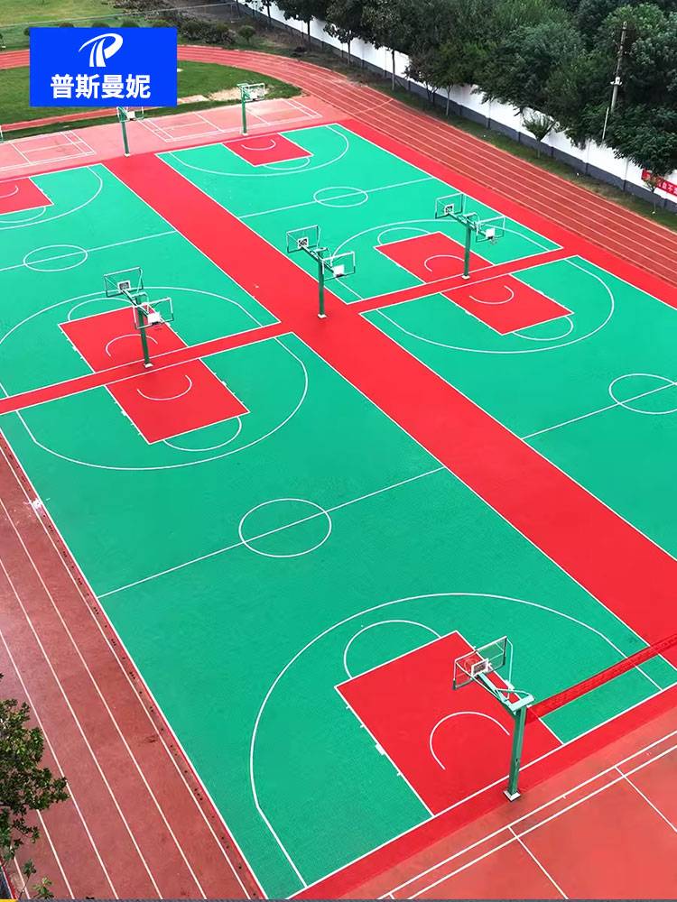Suspended floor basketball venue outdoor assembly floor badminton stadium -garden outdoor sports floor