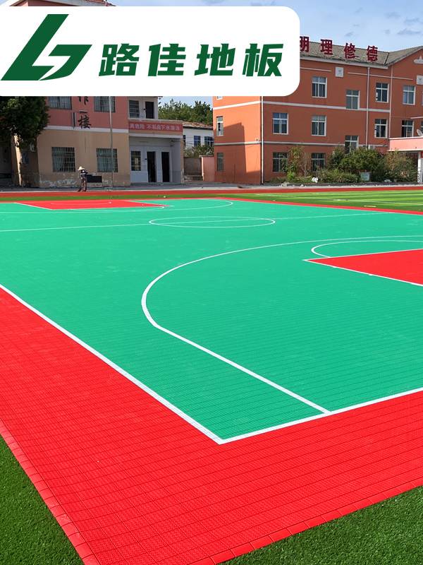 Suspended floor basketball court outdoor anti -slip plastic runway badminton assembly and connecting outdoor kindergarten floor mats