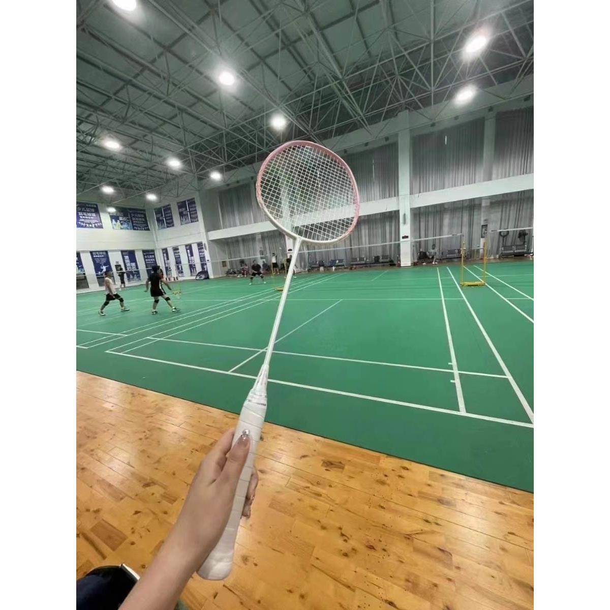 Badminton plastic cohesive indoor outdoor PVC sports floor can be charged with rolling air, the venue table tennis field rubber pads