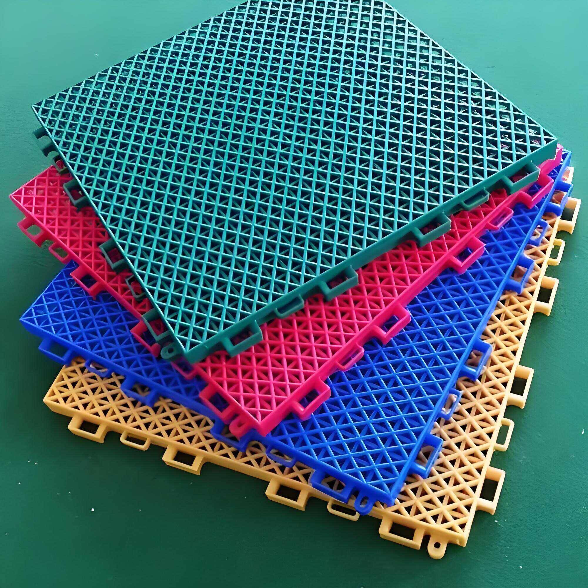 Suspended floor Kindergarten Outdoor Basketball Court Outdoor Sports Place Cashier Anti -slip Plastic Runway Padding