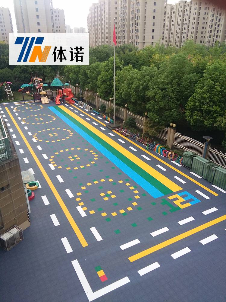 Suspended floor Kindergarten Outdoor Slip -Affular Anti -Slip -Cushioning School Basketball Stadium Suspending Flooring Floor