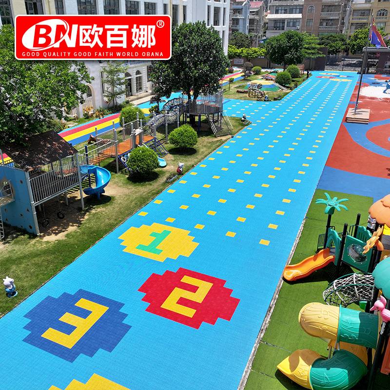 Oubana Basketball Stadium Hanging Floor Outdoor Garden Suspension Lauding Floor Special Sports Floor