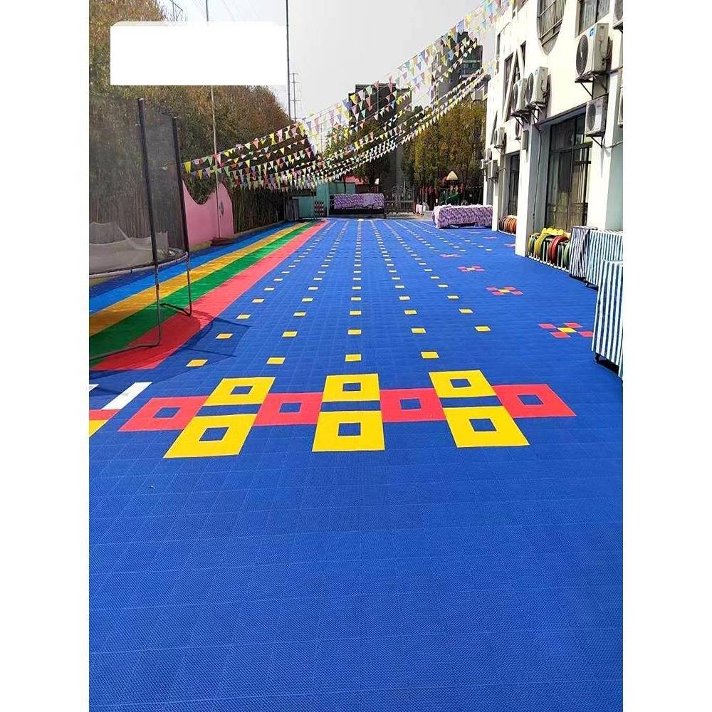 Kindergarten suspended place outdoor basketball venue adhesive skid playground sports field assembly suspended floor outdoor outdoor