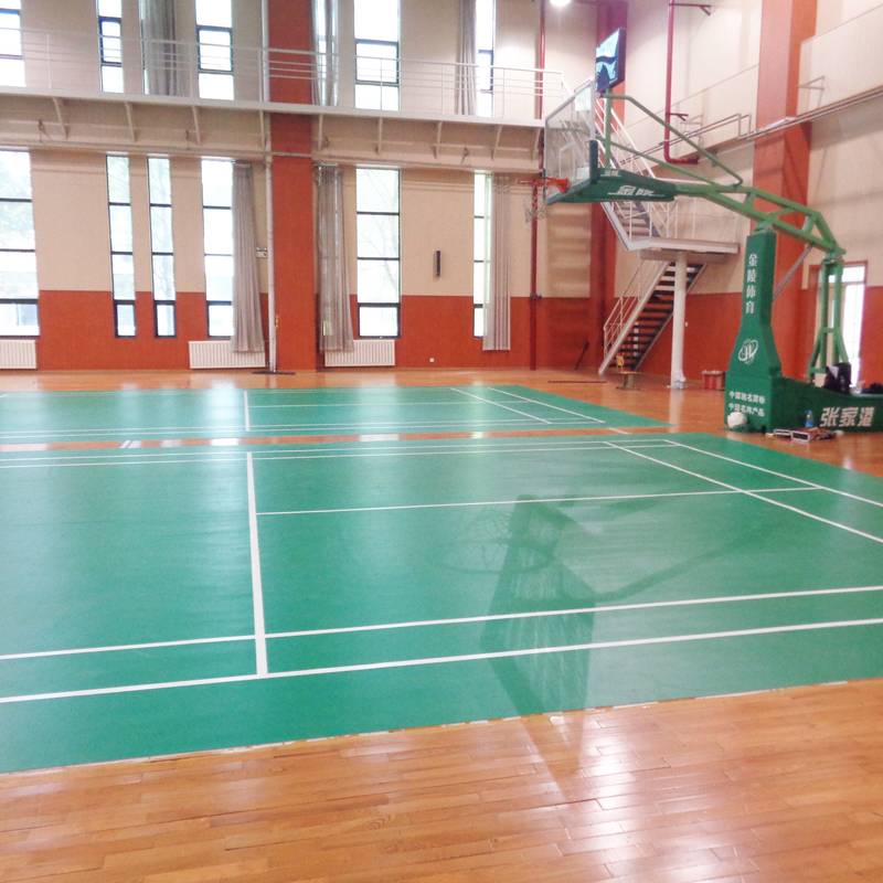 Indoor badminton ground jelly table tennis PVC plastic floor outdoor basketball venue rubber fitness room pad