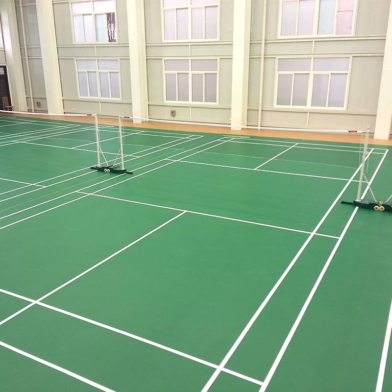 Badminton ground plastic pads indoor PVC sports floor plastic floor children's training table tennis basketball venue rubber