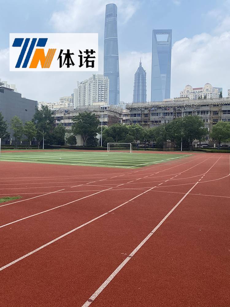 Plastic runway construction granules EPDM basketball court feather venue kindergarten school plastic runway maintenance on the door