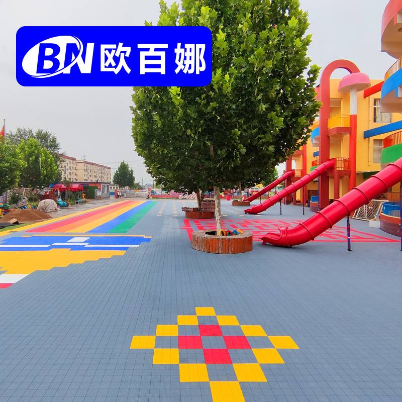Oubana Kindergarten Suspending floor basketball court outdoor assembly sports floor dedicated roller skating suspended ground pad