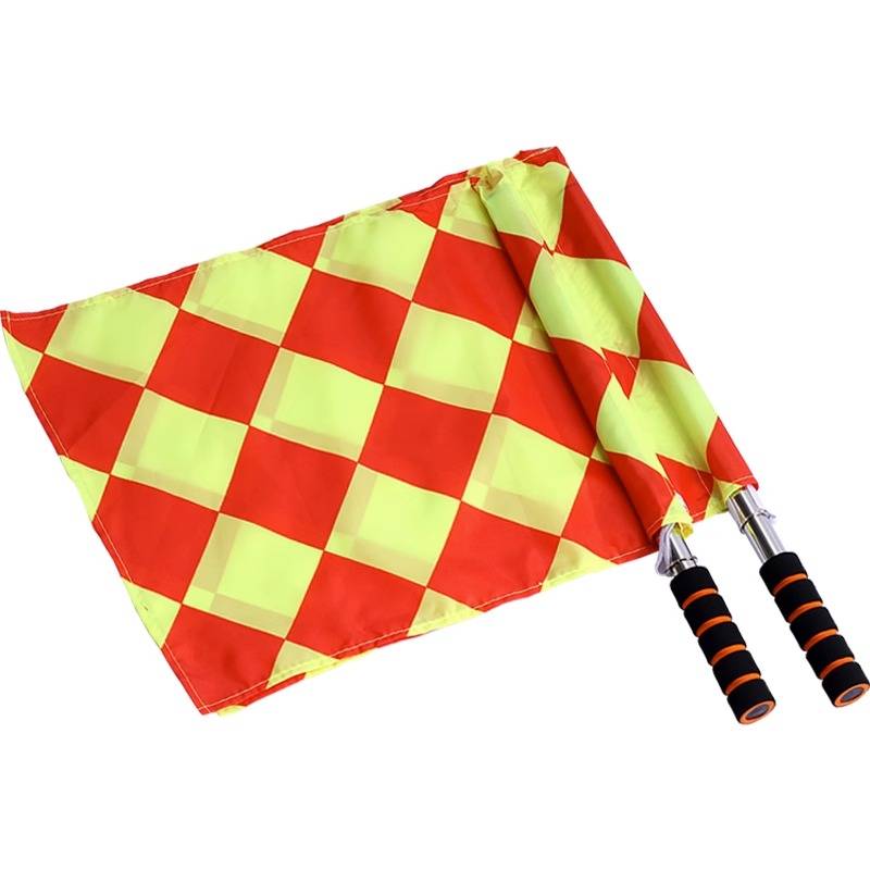 Flag Fair and Field Mornemisa Touring Banner Football Course Red, yellow, yellow -green and white traffic command hand flag railway signal flag