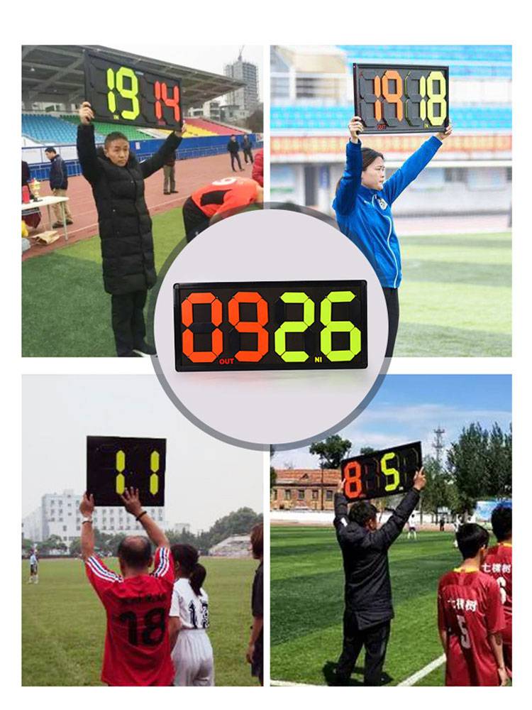 Soccer for four doubles, double-sided fluorescent