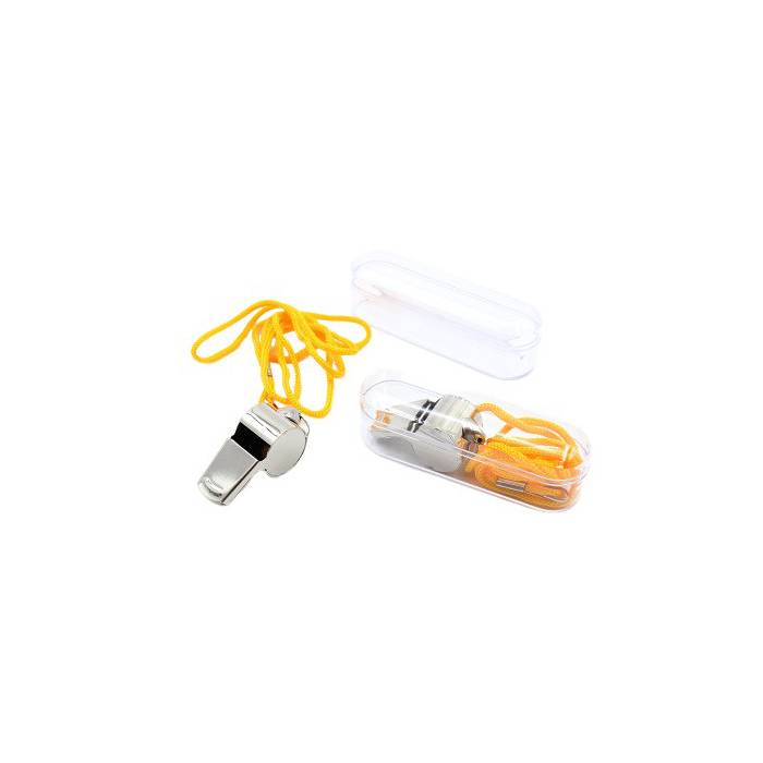 The judges whistle, the metal whistle, the stainless steel whistle, the sport whistle sports supplies, the leash