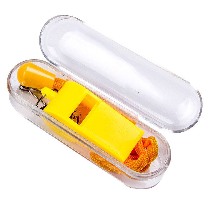 Bingyukou whistle outdoor plastics whistle basketball referee whistle football mouth whistle (color random BYAF-545